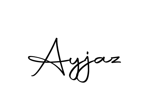 How to make Ayjaz name signature. Use Autography-DOLnW style for creating short signs online. This is the latest handwritten sign. Ayjaz signature style 10 images and pictures png