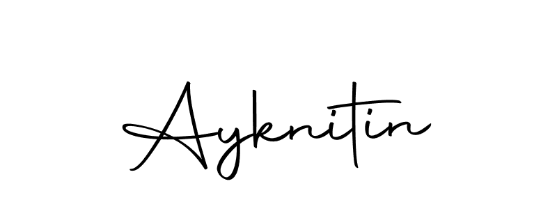 You should practise on your own different ways (Autography-DOLnW) to write your name (Ayknitin) in signature. don't let someone else do it for you. Ayknitin signature style 10 images and pictures png