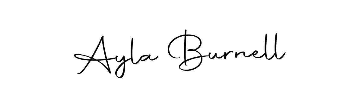 Here are the top 10 professional signature styles for the name Ayla Burnell. These are the best autograph styles you can use for your name. Ayla Burnell signature style 10 images and pictures png