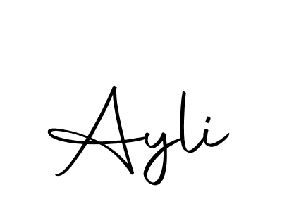 Ayli stylish signature style. Best Handwritten Sign (Autography-DOLnW) for my name. Handwritten Signature Collection Ideas for my name Ayli. Ayli signature style 10 images and pictures png