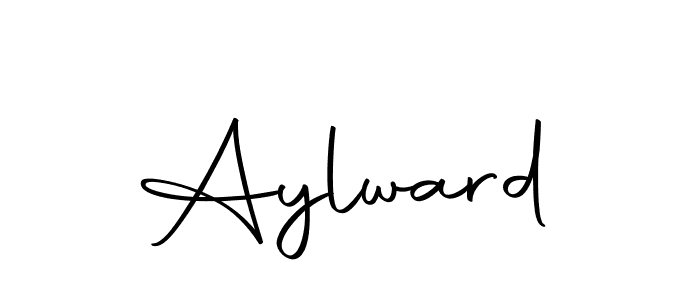 Design your own signature with our free online signature maker. With this signature software, you can create a handwritten (Autography-DOLnW) signature for name Aylward. Aylward signature style 10 images and pictures png