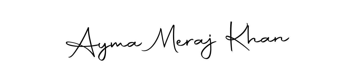 Ayma Meraj Khan stylish signature style. Best Handwritten Sign (Autography-DOLnW) for my name. Handwritten Signature Collection Ideas for my name Ayma Meraj Khan. Ayma Meraj Khan signature style 10 images and pictures png