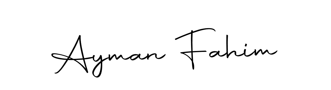 Make a beautiful signature design for name Ayman Fahim. Use this online signature maker to create a handwritten signature for free. Ayman Fahim signature style 10 images and pictures png