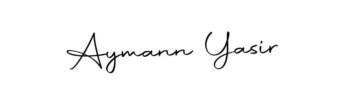 The best way (Autography-DOLnW) to make a short signature is to pick only two or three words in your name. The name Aymann Yasir include a total of six letters. For converting this name. Aymann Yasir signature style 10 images and pictures png