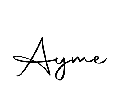 Design your own signature with our free online signature maker. With this signature software, you can create a handwritten (Autography-DOLnW) signature for name Ayme. Ayme signature style 10 images and pictures png