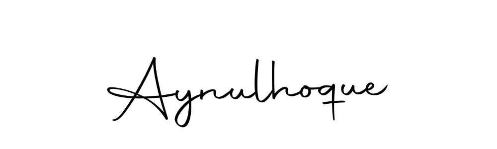 Create a beautiful signature design for name Aynulhoque. With this signature (Autography-DOLnW) fonts, you can make a handwritten signature for free. Aynulhoque signature style 10 images and pictures png