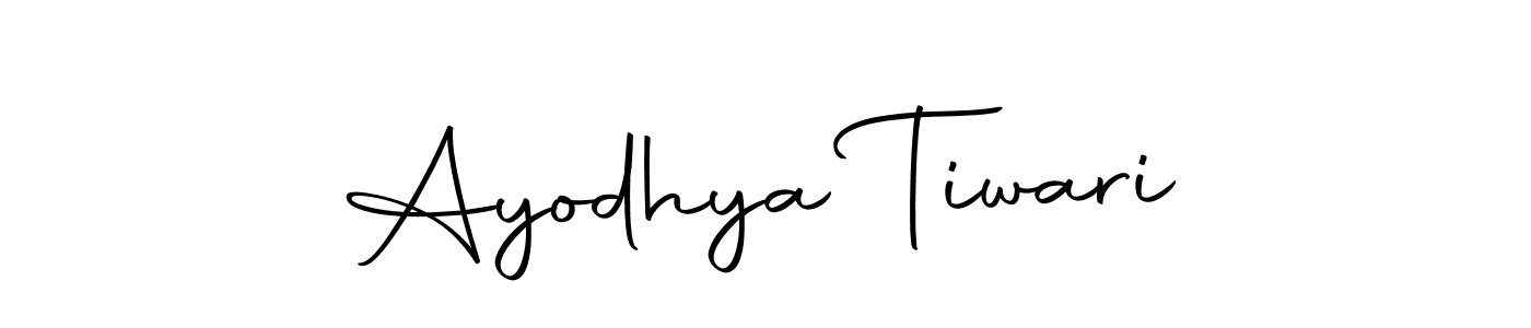 Make a short Ayodhya Tiwari signature style. Manage your documents anywhere anytime using Autography-DOLnW. Create and add eSignatures, submit forms, share and send files easily. Ayodhya Tiwari signature style 10 images and pictures png