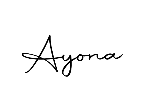 You should practise on your own different ways (Autography-DOLnW) to write your name (Ayona) in signature. don't let someone else do it for you. Ayona signature style 10 images and pictures png
