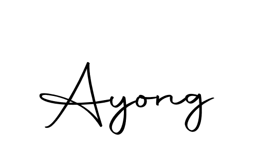 How to make Ayong name signature. Use Autography-DOLnW style for creating short signs online. This is the latest handwritten sign. Ayong signature style 10 images and pictures png