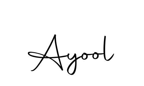 Make a beautiful signature design for name Ayool. With this signature (Autography-DOLnW) style, you can create a handwritten signature for free. Ayool signature style 10 images and pictures png