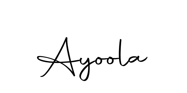 You should practise on your own different ways (Autography-DOLnW) to write your name (Ayoola) in signature. don't let someone else do it for you. Ayoola signature style 10 images and pictures png