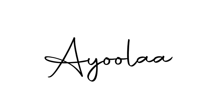 Use a signature maker to create a handwritten signature online. With this signature software, you can design (Autography-DOLnW) your own signature for name Ayoolaa. Ayoolaa signature style 10 images and pictures png
