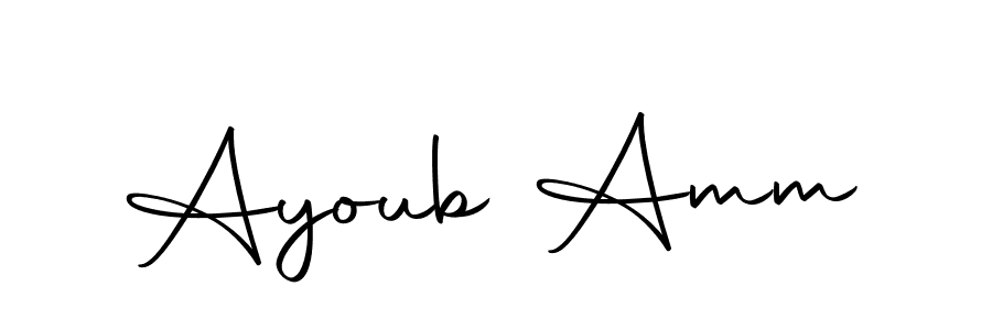 How to make Ayoub Amm signature? Autography-DOLnW is a professional autograph style. Create handwritten signature for Ayoub Amm name. Ayoub Amm signature style 10 images and pictures png