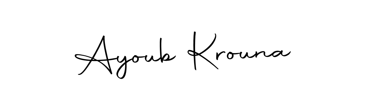 Also You can easily find your signature by using the search form. We will create Ayoub Krouna name handwritten signature images for you free of cost using Autography-DOLnW sign style. Ayoub Krouna signature style 10 images and pictures png