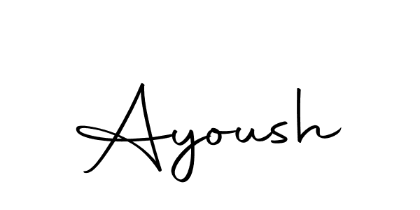 Ayoush stylish signature style. Best Handwritten Sign (Autography-DOLnW) for my name. Handwritten Signature Collection Ideas for my name Ayoush. Ayoush signature style 10 images and pictures png
