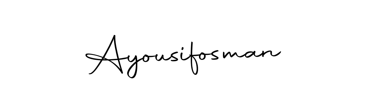 How to make Ayousifosman name signature. Use Autography-DOLnW style for creating short signs online. This is the latest handwritten sign. Ayousifosman signature style 10 images and pictures png
