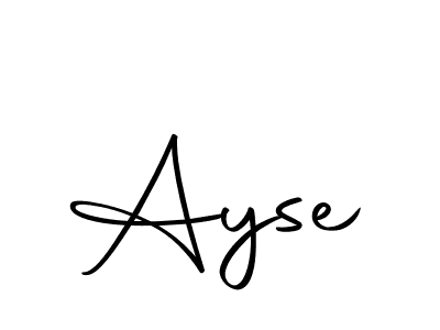 Use a signature maker to create a handwritten signature online. With this signature software, you can design (Autography-DOLnW) your own signature for name Ayse. Ayse signature style 10 images and pictures png