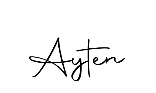 Create a beautiful signature design for name Ayten. With this signature (Autography-DOLnW) fonts, you can make a handwritten signature for free. Ayten signature style 10 images and pictures png