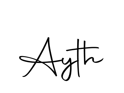 Ayth stylish signature style. Best Handwritten Sign (Autography-DOLnW) for my name. Handwritten Signature Collection Ideas for my name Ayth. Ayth signature style 10 images and pictures png