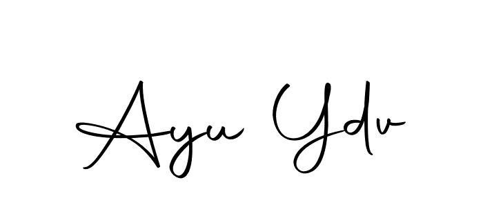 if you are searching for the best signature style for your name Ayu Ydv. so please give up your signature search. here we have designed multiple signature styles  using Autography-DOLnW. Ayu Ydv signature style 10 images and pictures png