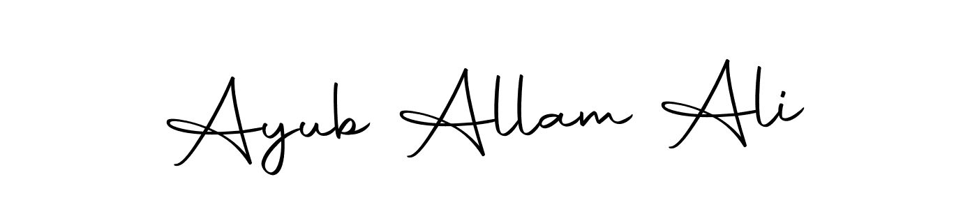 How to make Ayub Allam Ali signature? Autography-DOLnW is a professional autograph style. Create handwritten signature for Ayub Allam Ali name. Ayub Allam Ali signature style 10 images and pictures png