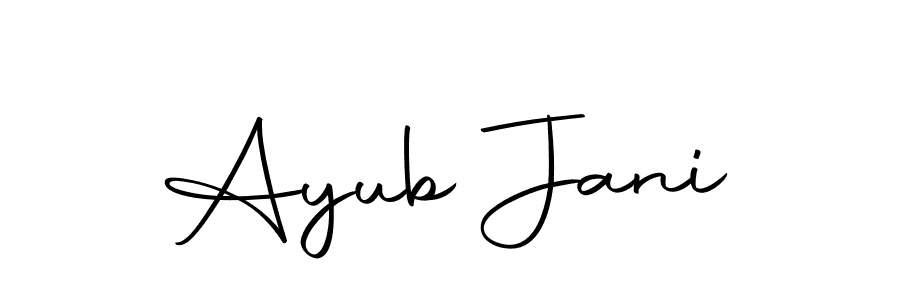 Here are the top 10 professional signature styles for the name Ayub Jani. These are the best autograph styles you can use for your name. Ayub Jani signature style 10 images and pictures png