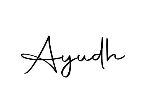 Design your own signature with our free online signature maker. With this signature software, you can create a handwritten (Autography-DOLnW) signature for name Ayudh. Ayudh signature style 10 images and pictures png