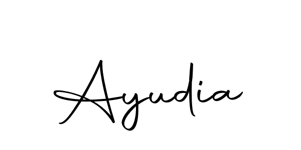 How to make Ayudia signature? Autography-DOLnW is a professional autograph style. Create handwritten signature for Ayudia name. Ayudia signature style 10 images and pictures png