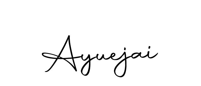 Make a beautiful signature design for name Ayuejai. With this signature (Autography-DOLnW) style, you can create a handwritten signature for free. Ayuejai signature style 10 images and pictures png