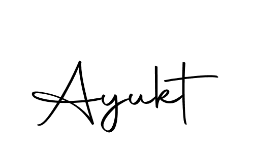 How to make Ayukt name signature. Use Autography-DOLnW style for creating short signs online. This is the latest handwritten sign. Ayukt signature style 10 images and pictures png