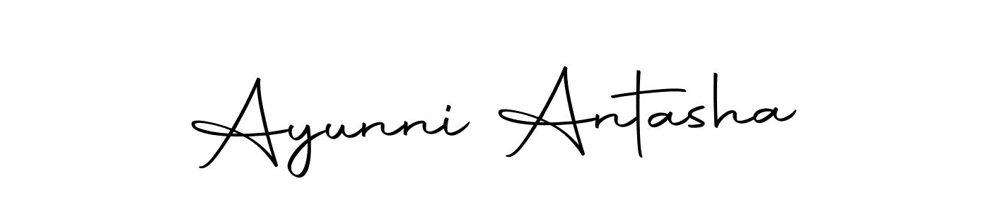 Similarly Autography-DOLnW is the best handwritten signature design. Signature creator online .You can use it as an online autograph creator for name Ayunni Antasha. Ayunni Antasha signature style 10 images and pictures png