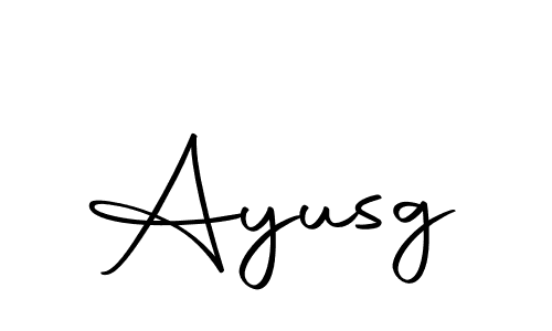 Use a signature maker to create a handwritten signature online. With this signature software, you can design (Autography-DOLnW) your own signature for name Ayusg. Ayusg signature style 10 images and pictures png