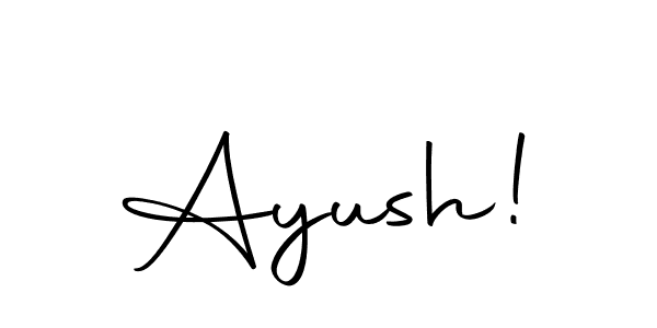 It looks lik you need a new signature style for name Ayush!. Design unique handwritten (Autography-DOLnW) signature with our free signature maker in just a few clicks. Ayush! signature style 10 images and pictures png