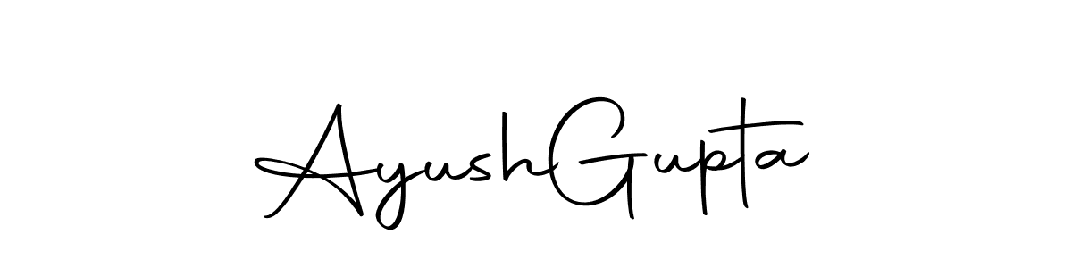 Create a beautiful signature design for name Ayush  Gupta. With this signature (Autography-DOLnW) fonts, you can make a handwritten signature for free. Ayush  Gupta signature style 10 images and pictures png
