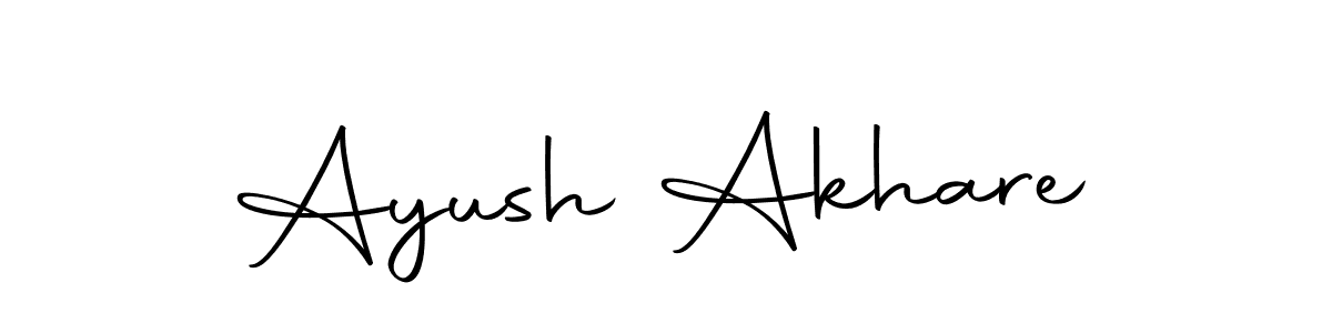 Create a beautiful signature design for name Ayush Akhare. With this signature (Autography-DOLnW) fonts, you can make a handwritten signature for free. Ayush Akhare signature style 10 images and pictures png