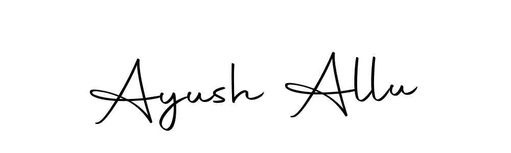 How to make Ayush Allu signature? Autography-DOLnW is a professional autograph style. Create handwritten signature for Ayush Allu name. Ayush Allu signature style 10 images and pictures png