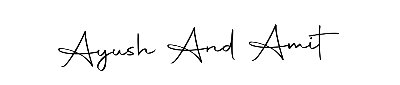 It looks lik you need a new signature style for name Ayush And Amit. Design unique handwritten (Autography-DOLnW) signature with our free signature maker in just a few clicks. Ayush And Amit signature style 10 images and pictures png