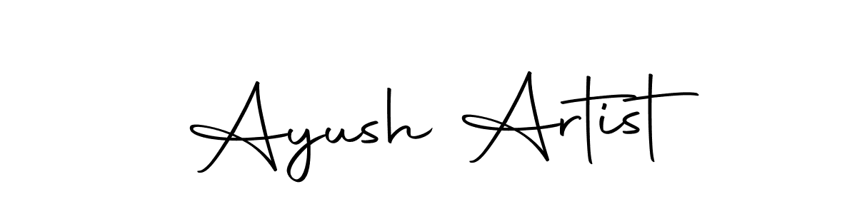 You can use this online signature creator to create a handwritten signature for the name Ayush Artist. This is the best online autograph maker. Ayush Artist signature style 10 images and pictures png