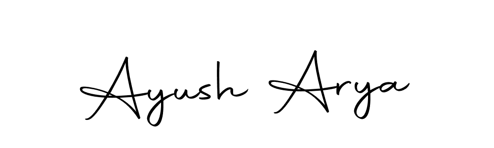 Use a signature maker to create a handwritten signature online. With this signature software, you can design (Autography-DOLnW) your own signature for name Ayush Arya. Ayush Arya signature style 10 images and pictures png