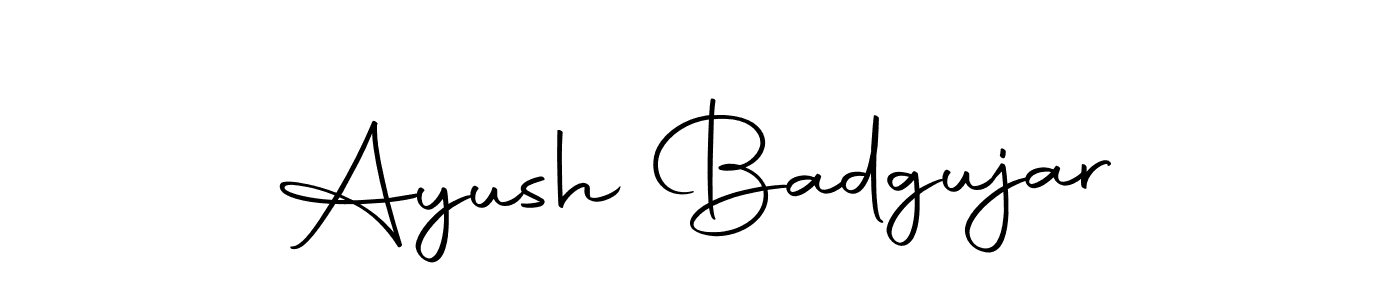 Ayush Badgujar stylish signature style. Best Handwritten Sign (Autography-DOLnW) for my name. Handwritten Signature Collection Ideas for my name Ayush Badgujar. Ayush Badgujar signature style 10 images and pictures png