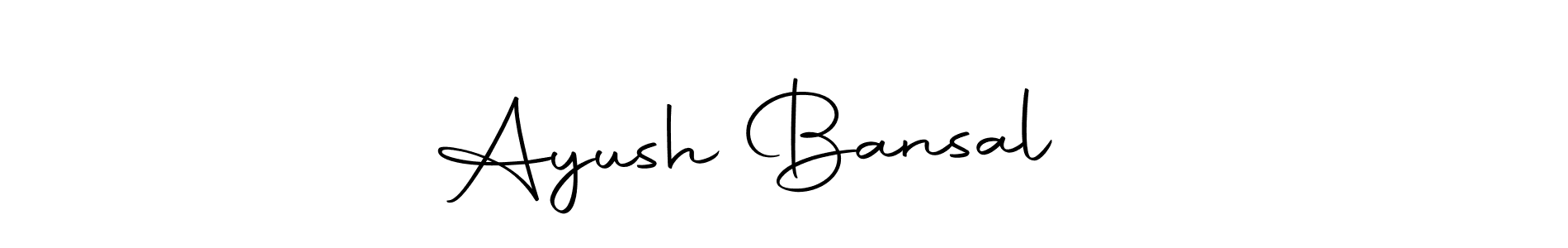 Use a signature maker to create a handwritten signature online. With this signature software, you can design (Autography-DOLnW) your own signature for name Ayush Bansal ❤️. Ayush Bansal ❤️ signature style 10 images and pictures png