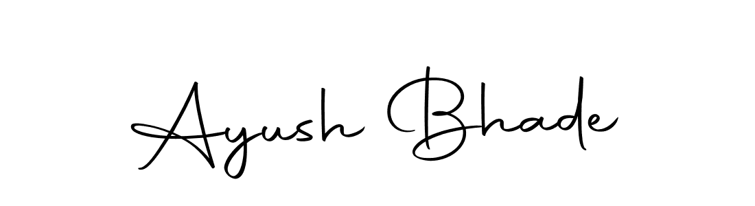 Make a beautiful signature design for name Ayush Bhade. With this signature (Autography-DOLnW) style, you can create a handwritten signature for free. Ayush Bhade signature style 10 images and pictures png