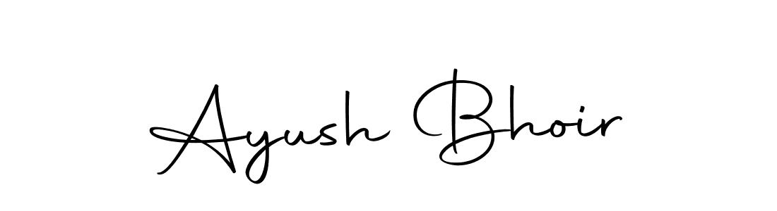 Make a short Ayush Bhoir signature style. Manage your documents anywhere anytime using Autography-DOLnW. Create and add eSignatures, submit forms, share and send files easily. Ayush Bhoir signature style 10 images and pictures png