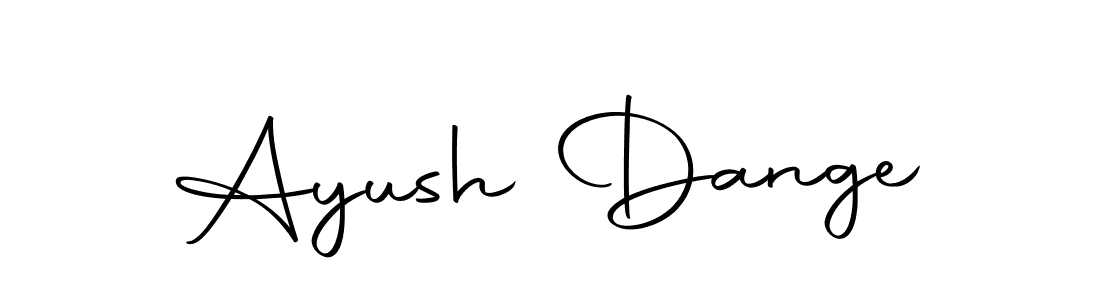 Create a beautiful signature design for name Ayush Dange. With this signature (Autography-DOLnW) fonts, you can make a handwritten signature for free. Ayush Dange signature style 10 images and pictures png