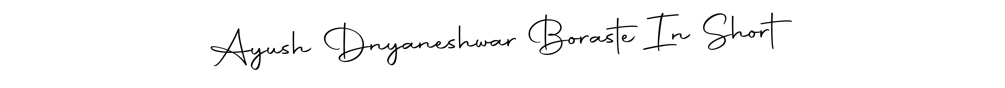 Use a signature maker to create a handwritten signature online. With this signature software, you can design (Autography-DOLnW) your own signature for name Ayush Dnyaneshwar Boraste In Short. Ayush Dnyaneshwar Boraste In Short signature style 10 images and pictures png