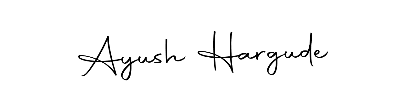 Also we have Ayush Hargude name is the best signature style. Create professional handwritten signature collection using Autography-DOLnW autograph style. Ayush Hargude signature style 10 images and pictures png