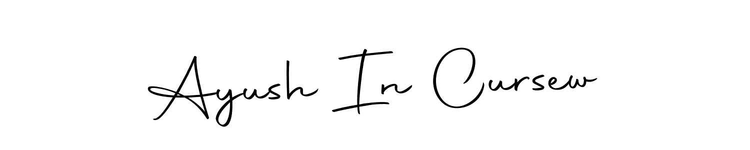 Similarly Autography-DOLnW is the best handwritten signature design. Signature creator online .You can use it as an online autograph creator for name Ayush In Cursew. Ayush In Cursew signature style 10 images and pictures png