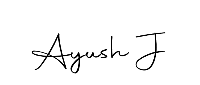 Similarly Autography-DOLnW is the best handwritten signature design. Signature creator online .You can use it as an online autograph creator for name Ayush J. Ayush J signature style 10 images and pictures png