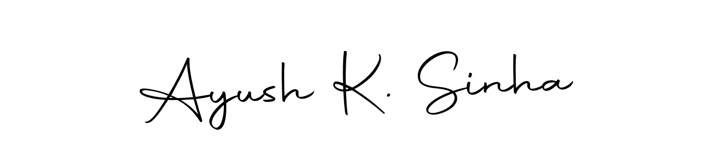 Similarly Autography-DOLnW is the best handwritten signature design. Signature creator online .You can use it as an online autograph creator for name Ayush K. Sinha. Ayush K. Sinha signature style 10 images and pictures png