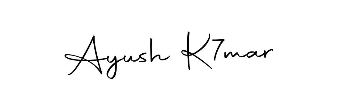 Ayush K7mar stylish signature style. Best Handwritten Sign (Autography-DOLnW) for my name. Handwritten Signature Collection Ideas for my name Ayush K7mar. Ayush K7mar signature style 10 images and pictures png